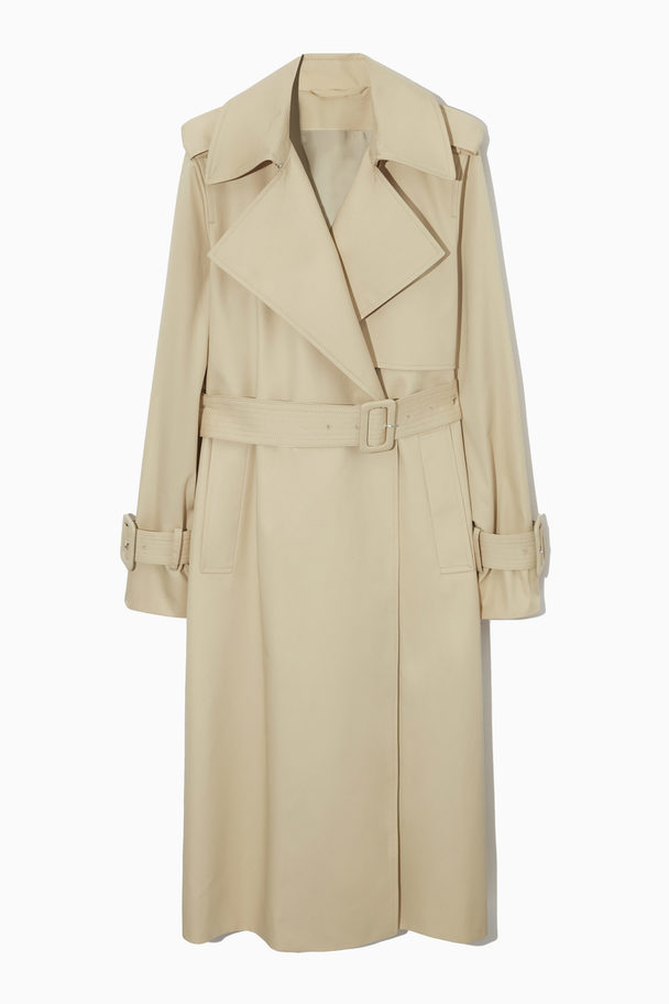COS Classic Belted Trench Coat Beige