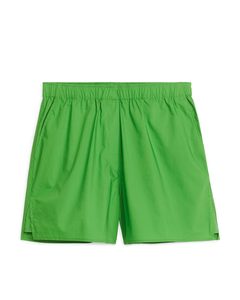Poplin Shorts Bright Green
