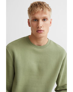 Sweater - Relaxed Fit Groen