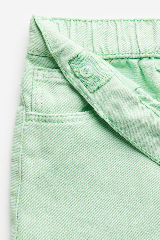 H&M Balloon Fit Jeans Light Green