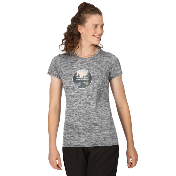 Regatta Regatta Womens/ladies Fingal Vii Logo Marl T-shirt