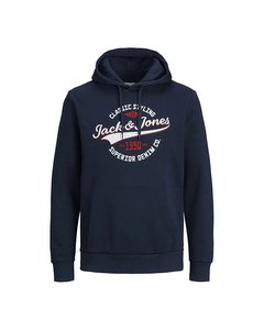 Jack & Jones Jwh Logo Sweat Hood  Bla