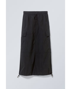 Edge Cargo Skirt Black