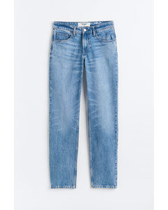 Straight Regular Jeans Blau