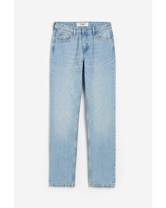 Straight Regular Jeans Lys Denimblå