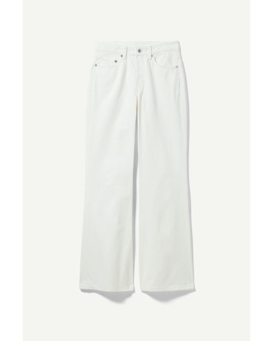 Weekday Tower Jeans Optic White