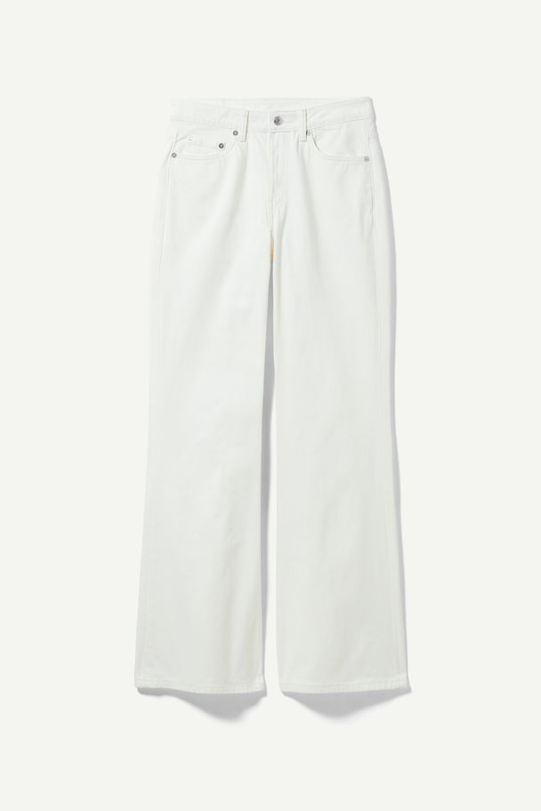 Weekday Tower Jeans Optic White
