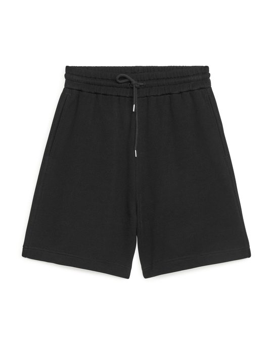 Arket Lyocell Blend Shorts Black