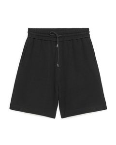 Lyocell Blend Shorts Black