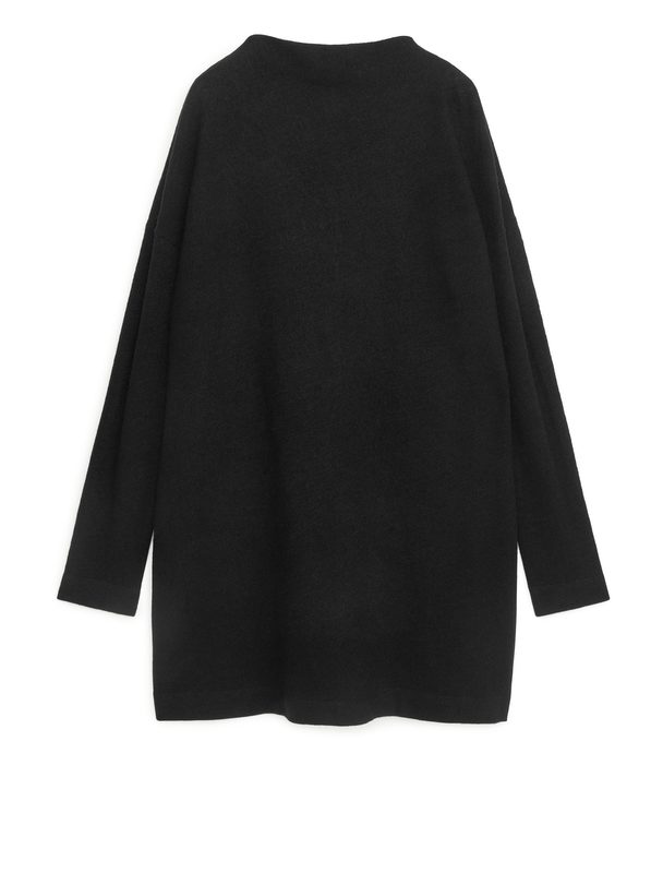 ARKET Merino Cotton Jersey Dress Black