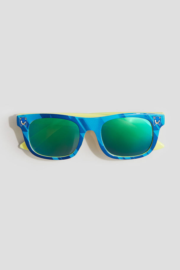 H&M Sunglasses Bright Blue/sonic The Hedgehog