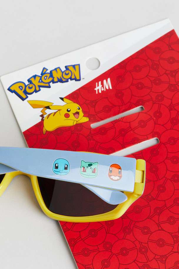 H&M Sonnenbrille Hellblau/Pokémon