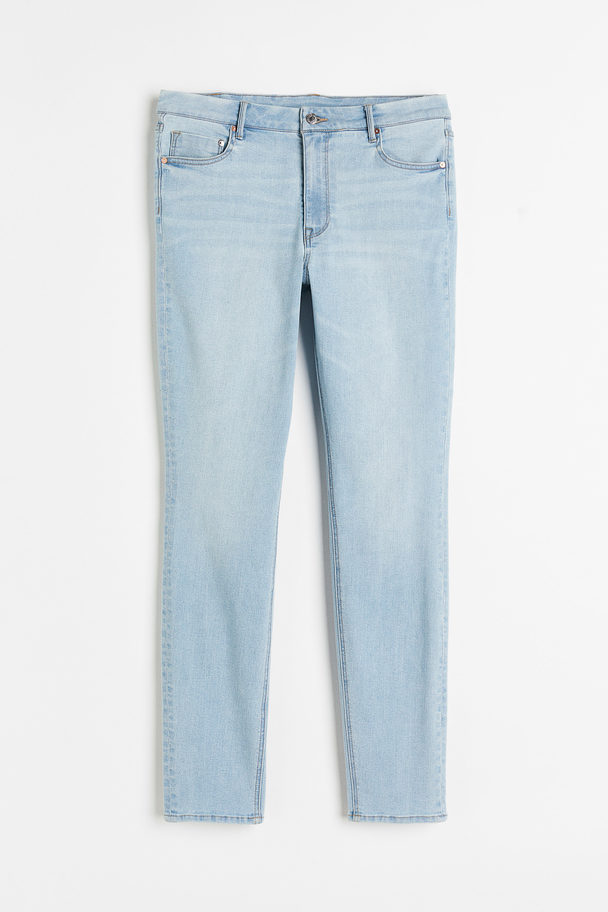 H&M Skinny Regular Jeans Light Denim Blue