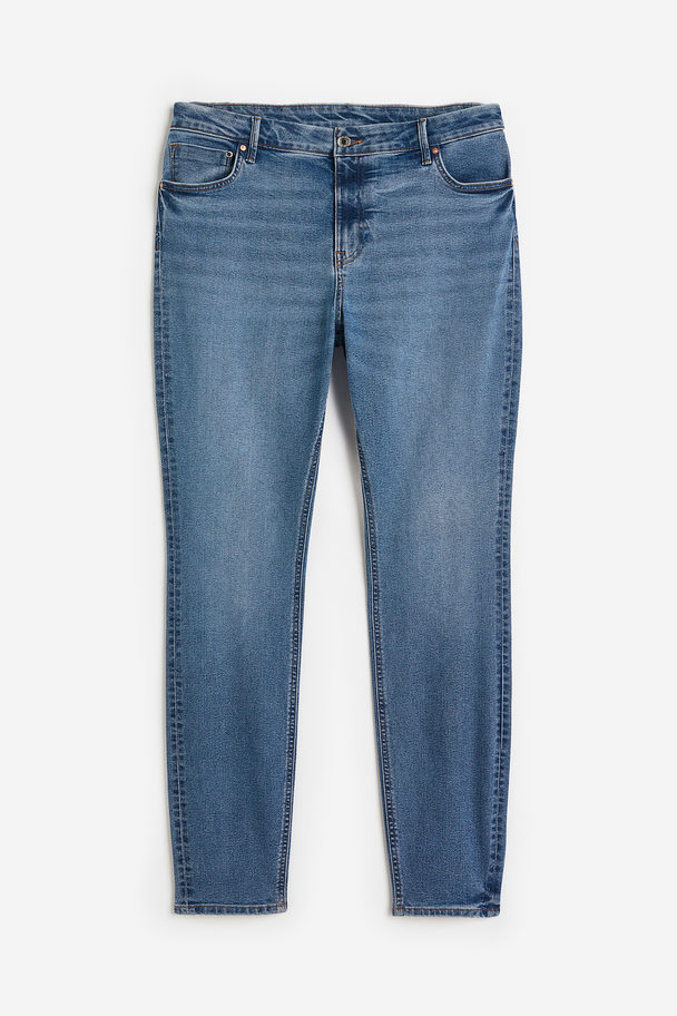 H&M Skinny Regular Jeans Blau