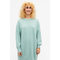Oversized Midi Knit Dress Light Turquoise
