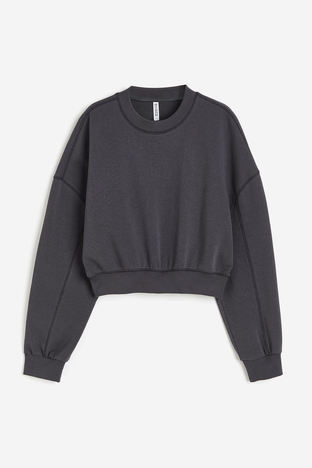 H&M Oversized Sweatshirt Dark Grey