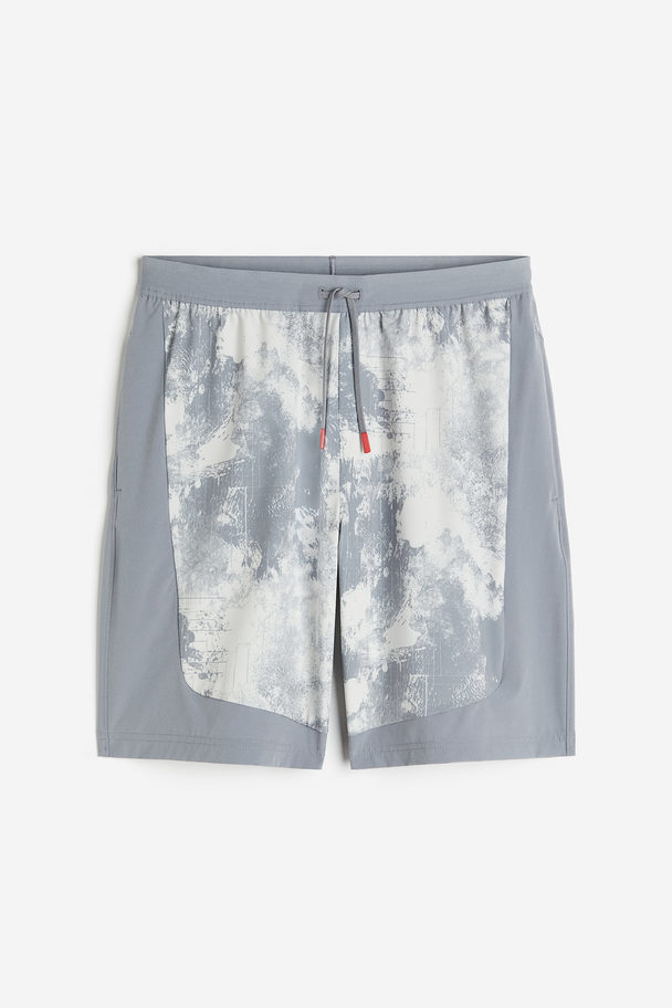 H&M Drymove™ Sports Shorts Grey/patterned