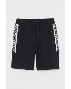 Sweatshirt Shorts Black/forevs