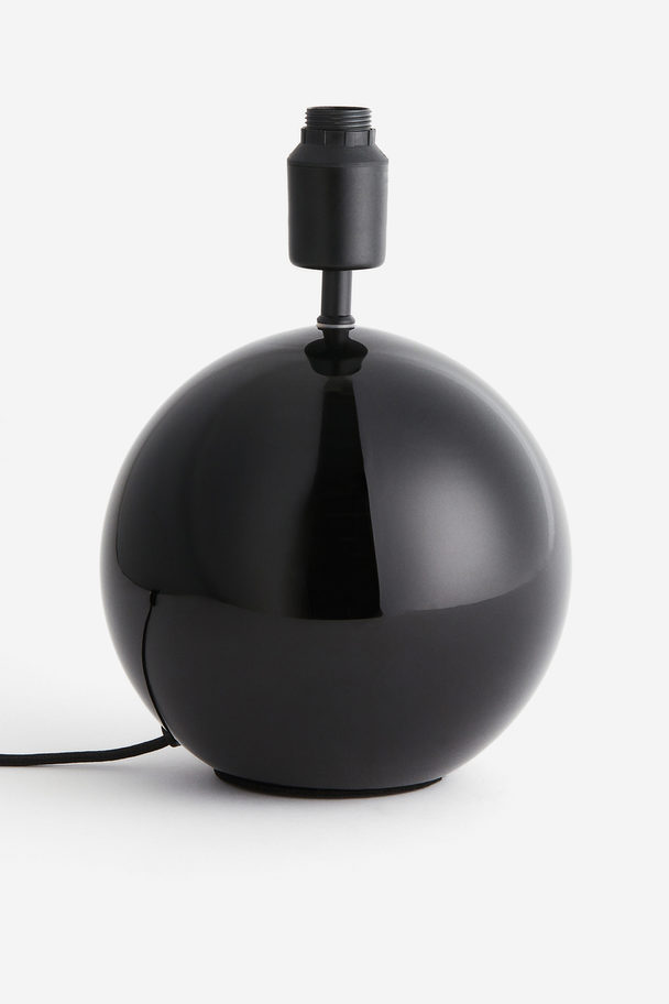 H&M HOME Bolvormige Lampvoet Zwart