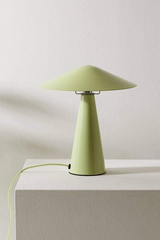 H&M HOME Metal Table Lamp Lime Green