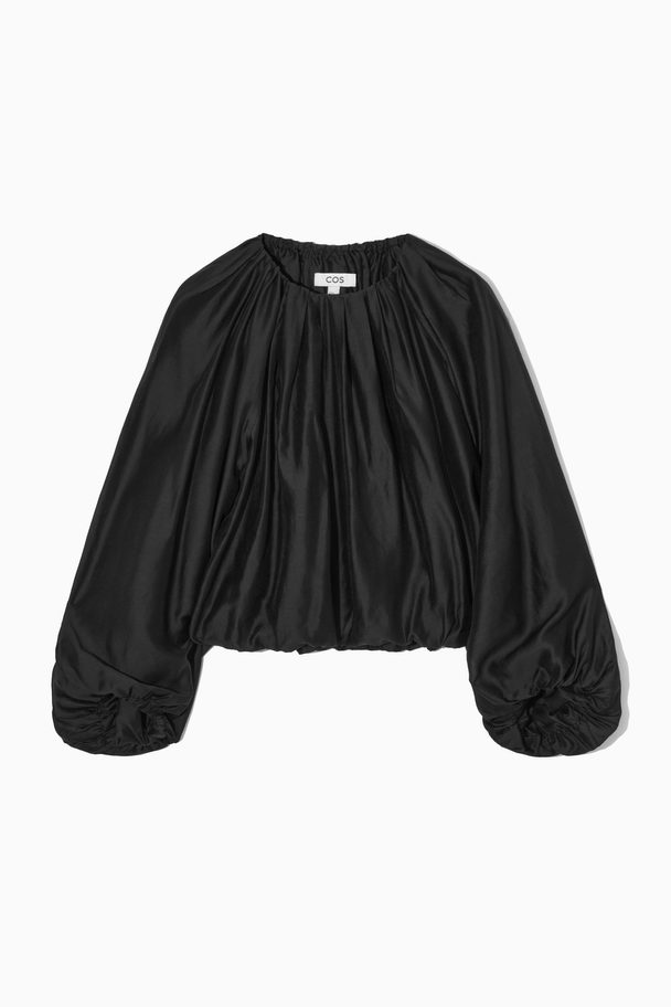 COS Parachute Blouse Black