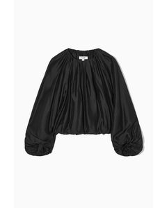 Parachute Blouse Black