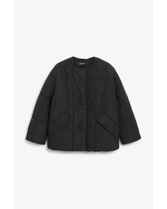 Long Puffer Jacket Black