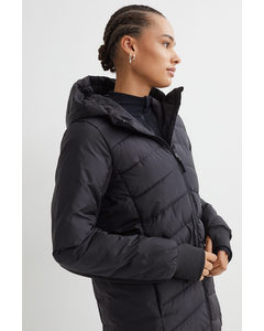 Quilted Outdoor Jacket Black