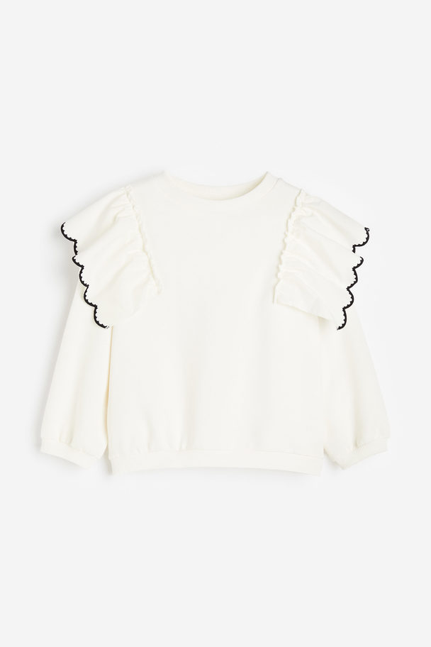 H&M Sweatshirt Hvid