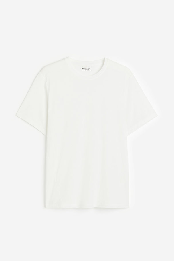 H&M Drymove™ Trenings-t-shirt Hvit