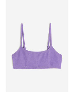 Bikini Top Purple/glittery