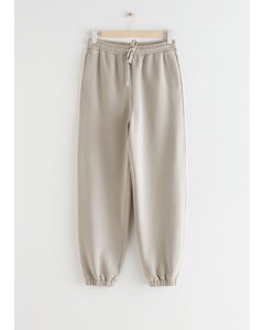 Relaxed Drawstring Trousers Mole