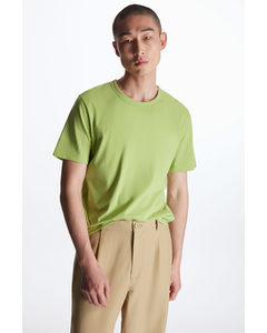 Regular-fit Brushed Cotton T-shirt Light Green
