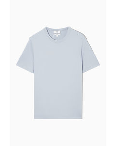 Regular-fit Mid-weight Brushed T-shirt Light Blue