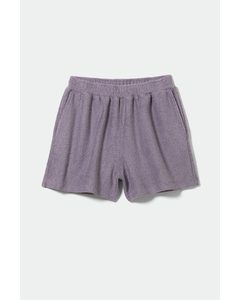 Helia Towel Shorts Lilac