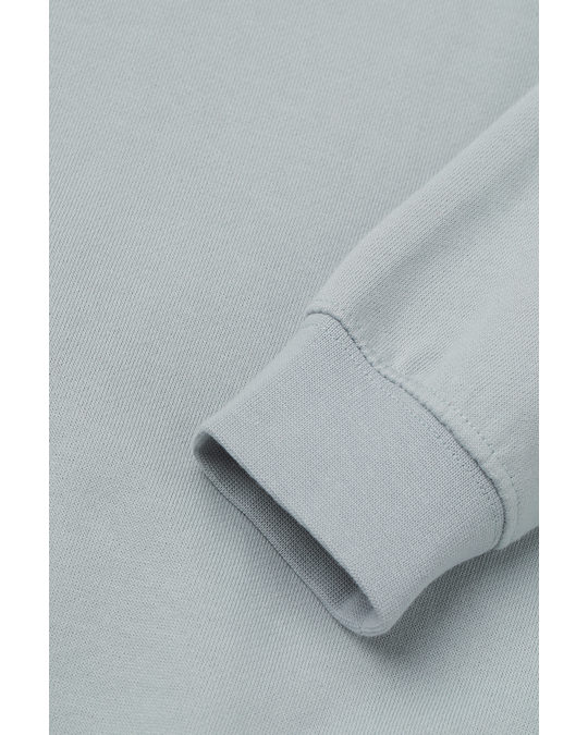H&M 2-piece Cosy Cotton Set Light Grey-blue