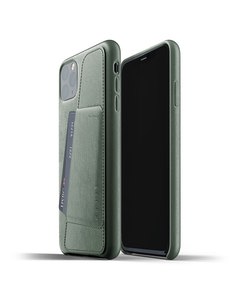 Full Leather Wallet Case For Iphone 11 Pro Max - Slate Green