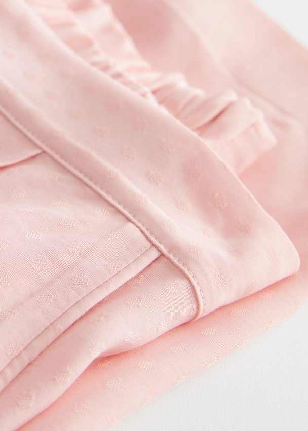 & Other Stories Soft Pyjama Trousers Light Pink