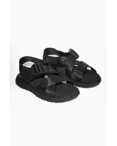 Multi-strap Sandals Black