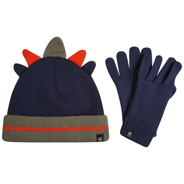 Dare 2B Dare 2b Childrens/kids Brighten Dinosaur Hat And Gloves Set