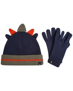Dare 2b Childrens/kids Brighten Dinosaur Hat And Gloves Set