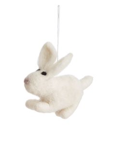 A World Of Craft Felted Bunny White