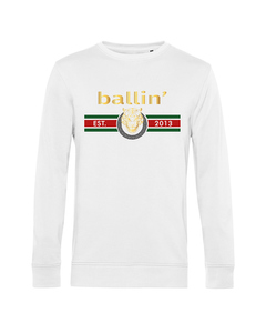 Ballin Est. 2013 Tiger Lines Sweater Hvid