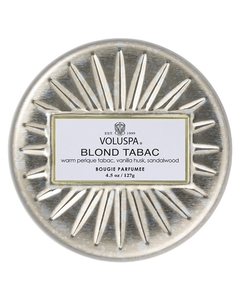 Voluspa Decorative Tin Candle Blonde Tabac 127g