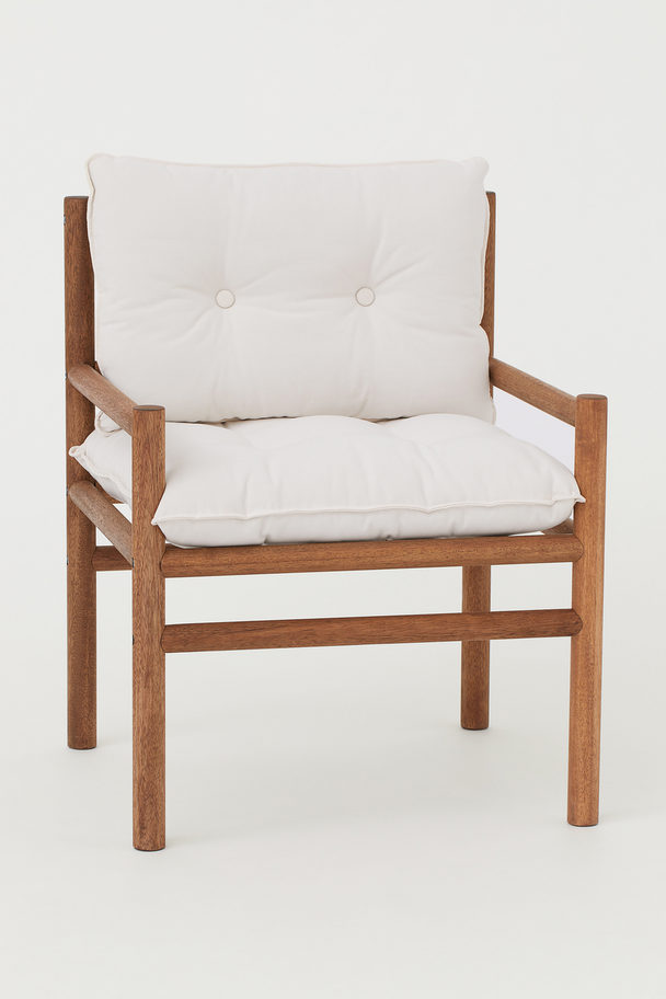 H&M HOME Stuhl aus Merantiholz Braun