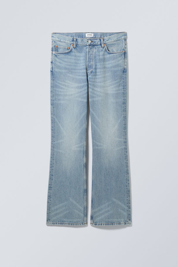 Weekday Motion Slim Bootcut Jeans Aeon Blue