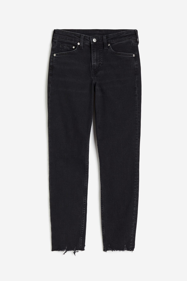H&M Skinny Ankle Jeans Zwart