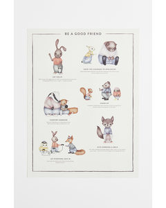 Poster White/be A Good Friend