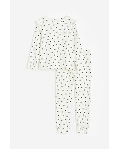 Printed Pyjamas White/spotted
