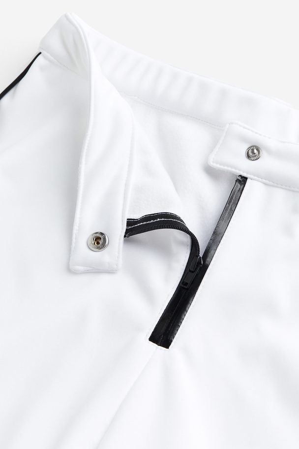 H&M Vandafvisende Bukser Med Svaj Hvid